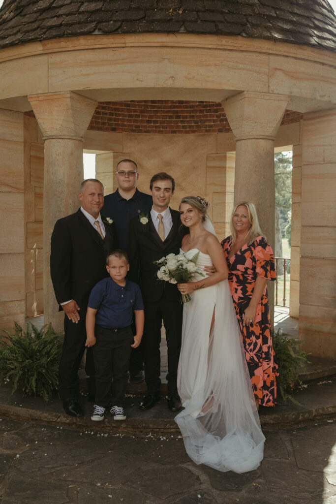 wedding day family photos 