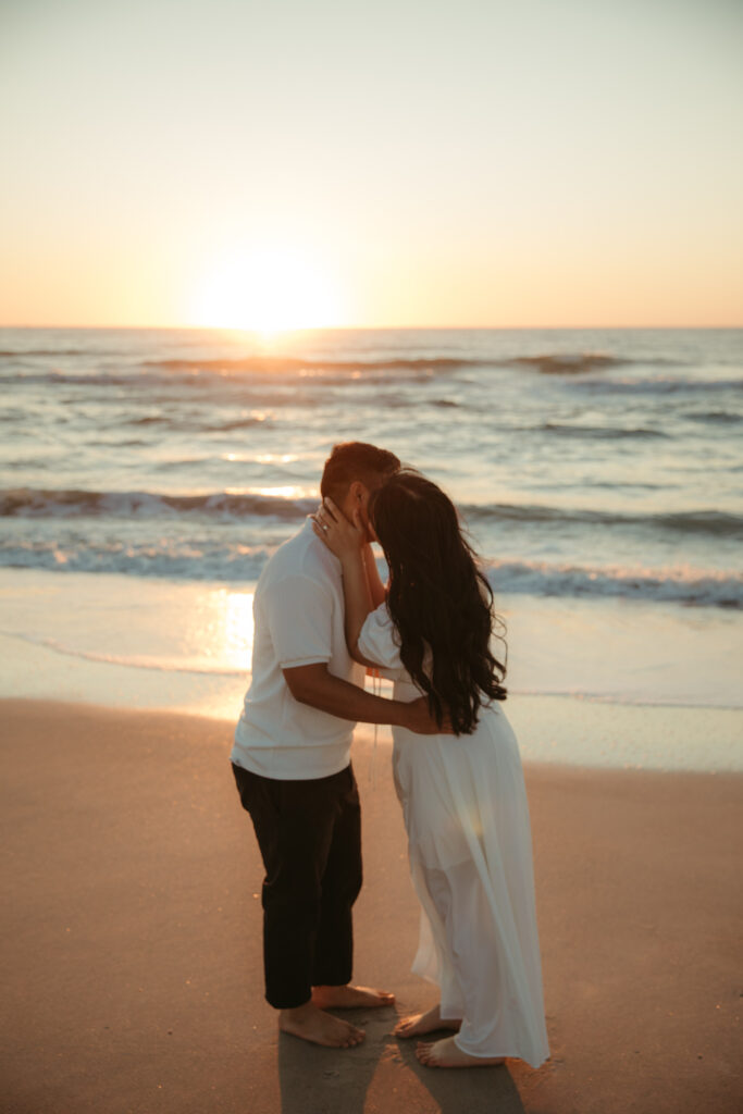 sunrise beach engagement photos