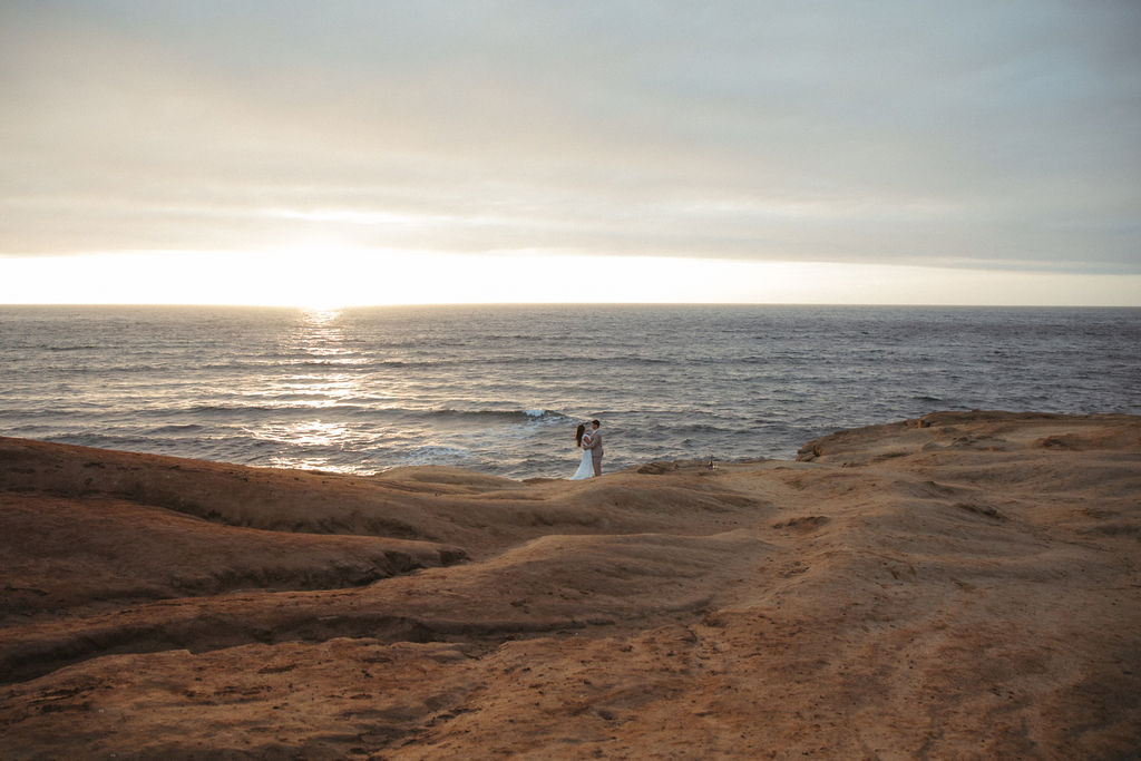 sunset cliffs elopement